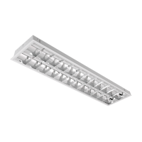 LED raster s ugrađenim cijevima T8 2x18W 120cm - nadgradni